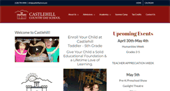 Desktop Screenshot of castlehillschool.com